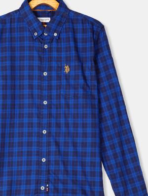 blue checkered shirt - 17710926 - Standard Image - 3