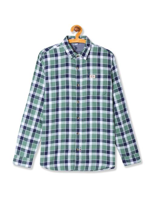 green checkered shirt - 17710928 - Standard Image - 1