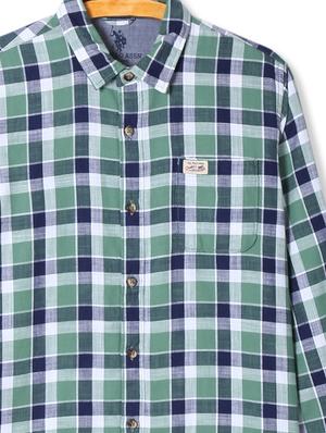 green checkered shirt - 17710928 - Standard Image - 3