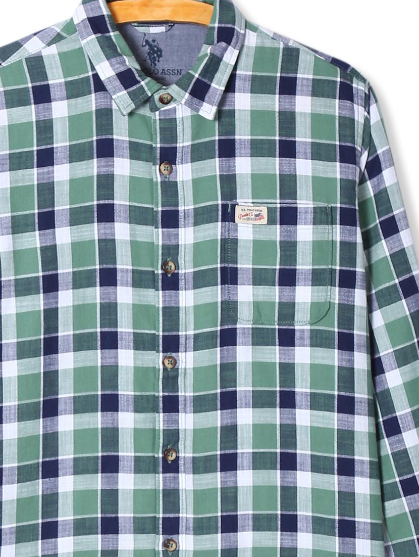green checkered shirt - 17710928 - Zoom Image - 3