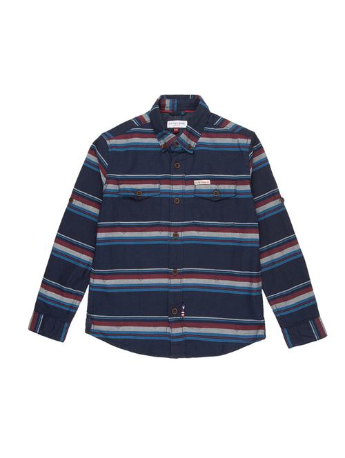 navy blue striped shirt - 17710933 - Standard Image - 1