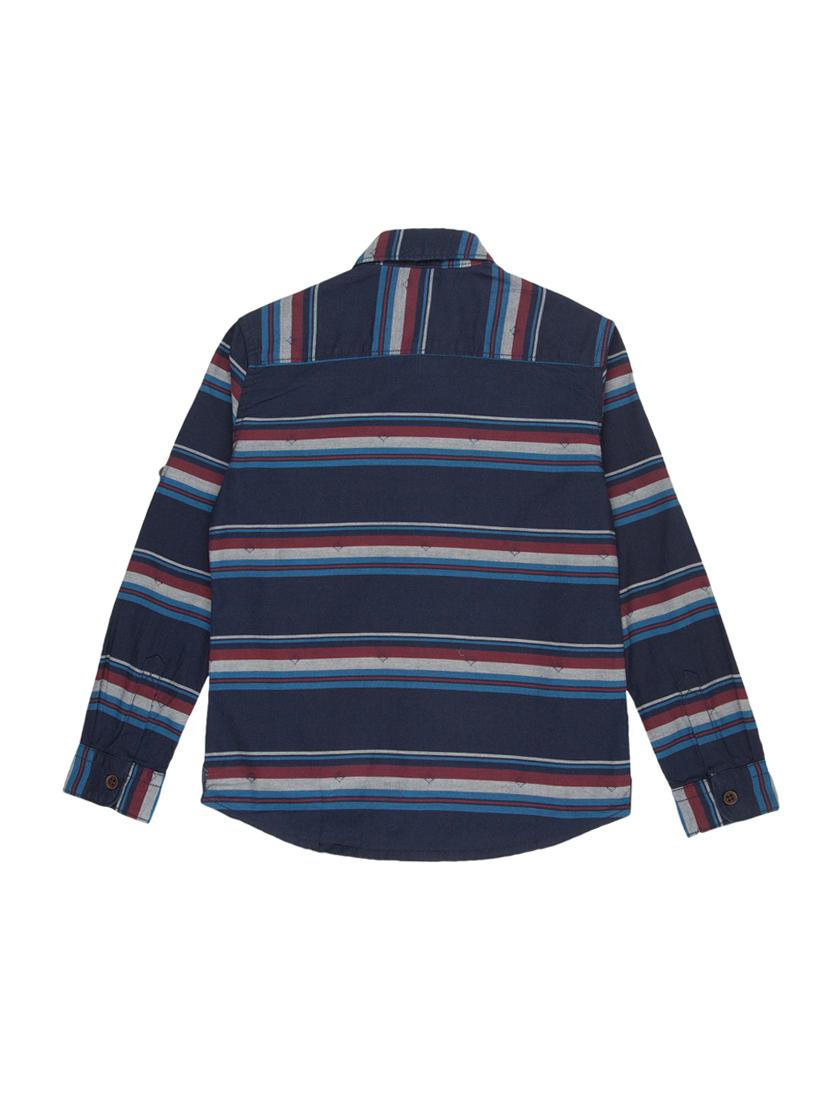 navy blue striped shirt - 17710933 - Zoom Image - 2