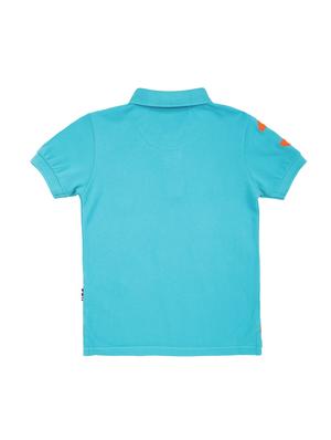 polo neck solid t-shirt - 17710986 - Standard Image - 2