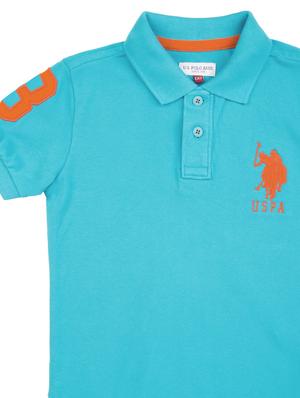 polo neck solid t-shirt - 17710986 - Standard Image - 3