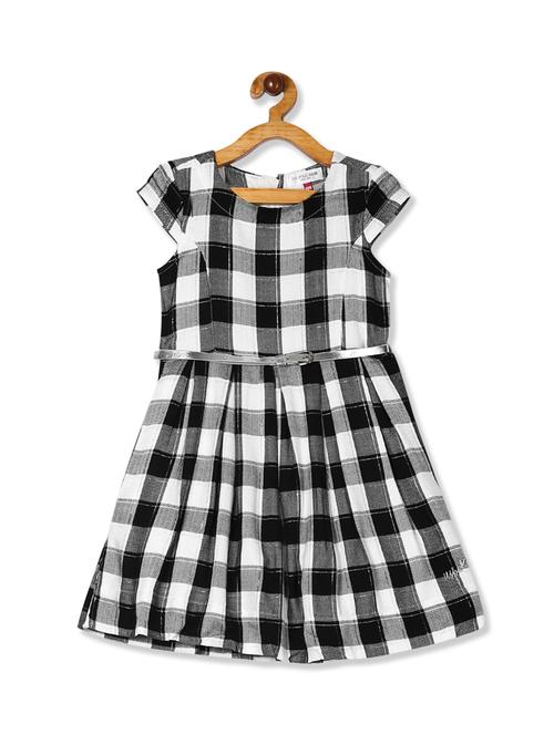 black checkered frock - 17711039 - Very Small Image - 1