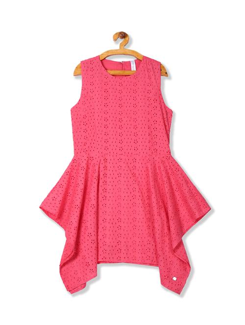 pink asymmetric frock - 17711043 - Standard Image - 1