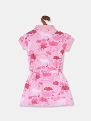 pink floral frock - 17711045 - Standard Image - 2
