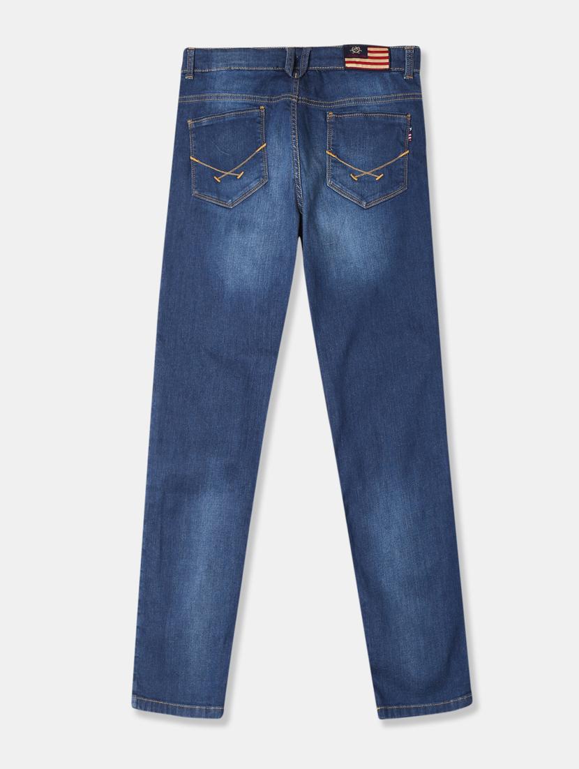 blue washed denim jeans - 17711083 - Zoom Image - 2