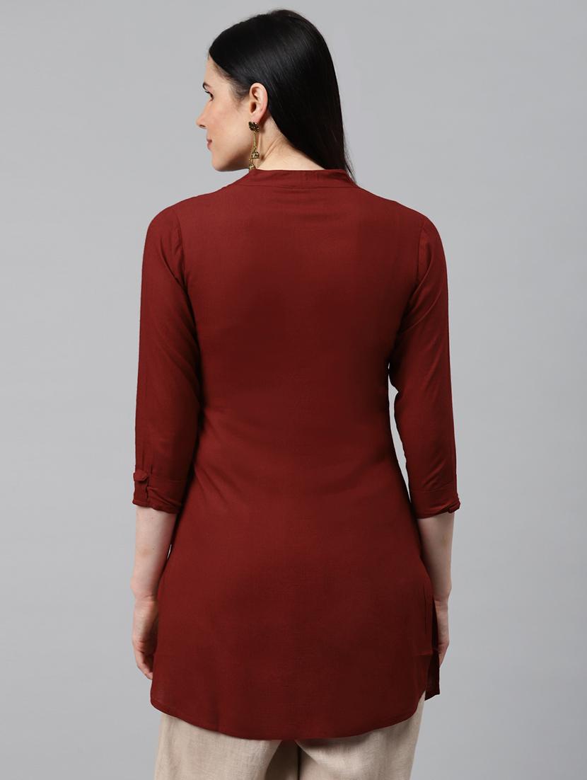 embellished straight kurti - 17714708 - Zoom Image - 3