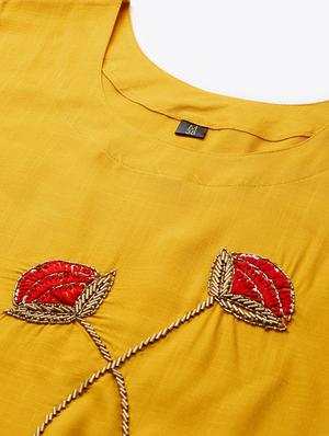 embellished straight kurti - 17714711 - Standard Image - 5