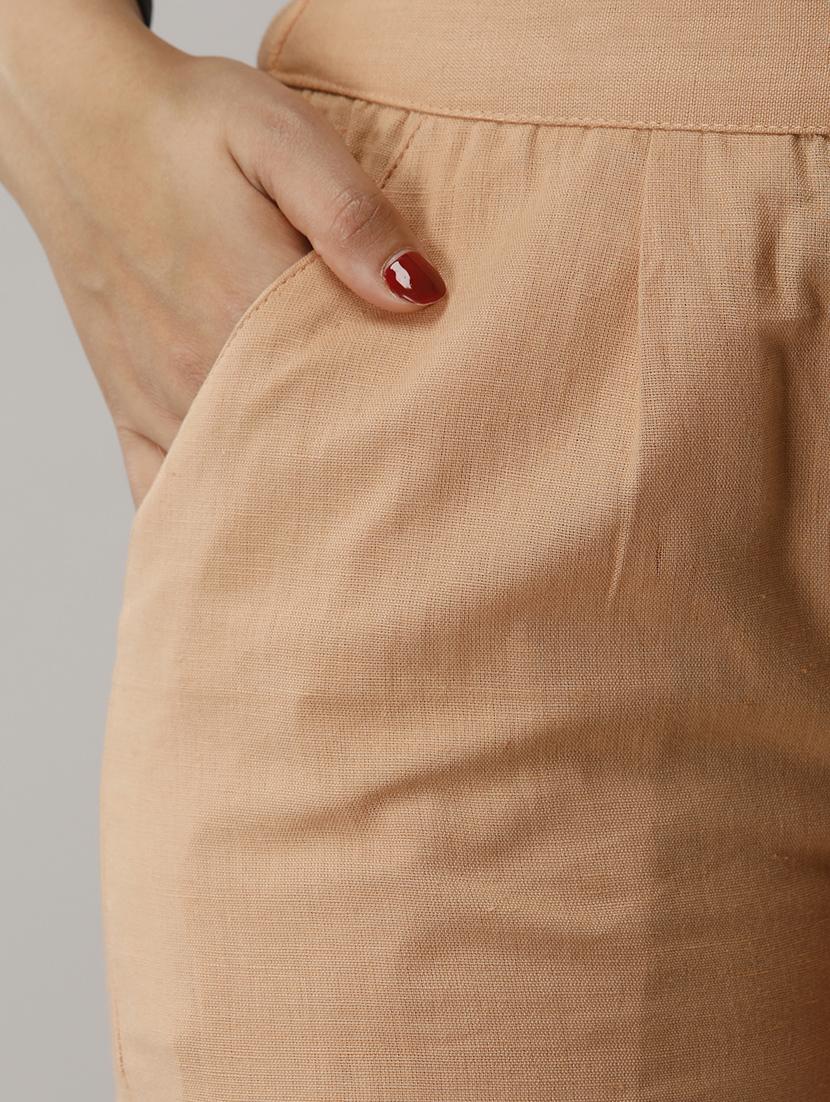 mid rise solid cigarette pant trouser - 17714812 - Zoom Image - 4