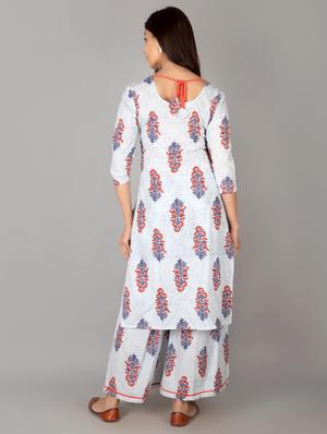 floral kurta palazzo set - 17714823 - Standard Image - 3