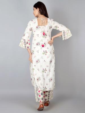 floral kurta palazzo set - 17714827 - Standard Image - 3