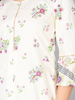 floral kurta palazzo set - 17714827 - Standard Image - 4