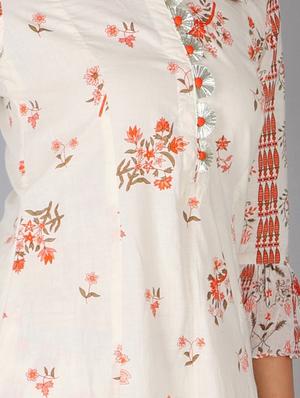 floral kurta palazzo set - 17714829 - Standard Image - 4
