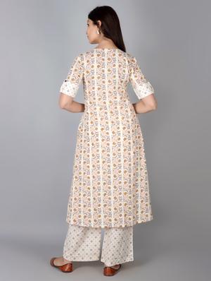 floral kurta palazzo set - 17714831 - Standard Image - 3