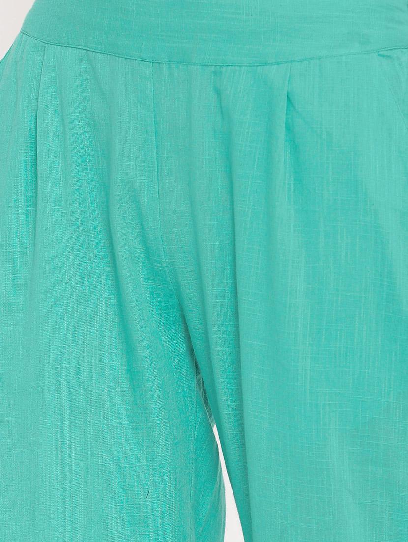 solid kurta palazzo set - 17714838 - Zoom Image - 5