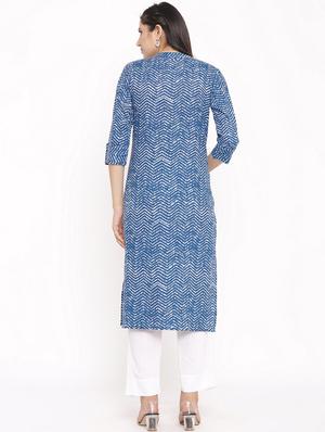 chevron kurta pant set - 17714863 - Standard Image - 3