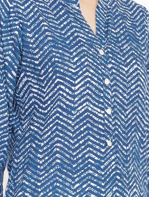 chevron kurta pant set - 17714863 - Standard Image - 4