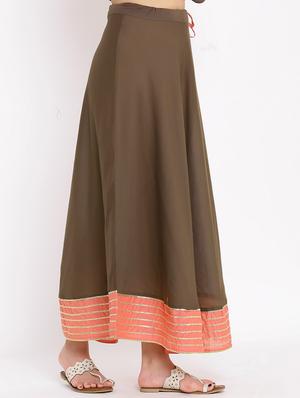 solid kurta skirt set - 17714872 - Standard Image - 5