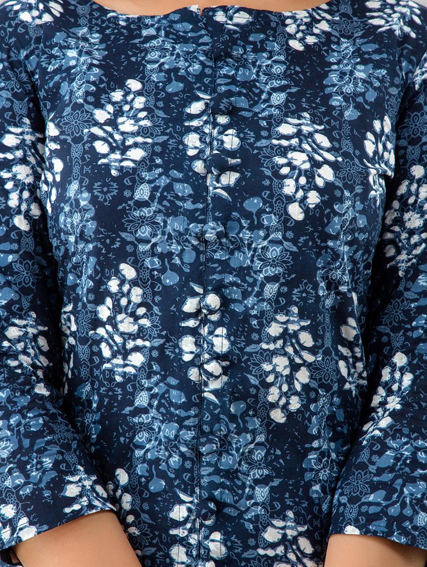 printed kurta skirt set - 17714883 - Zoom Image - 5