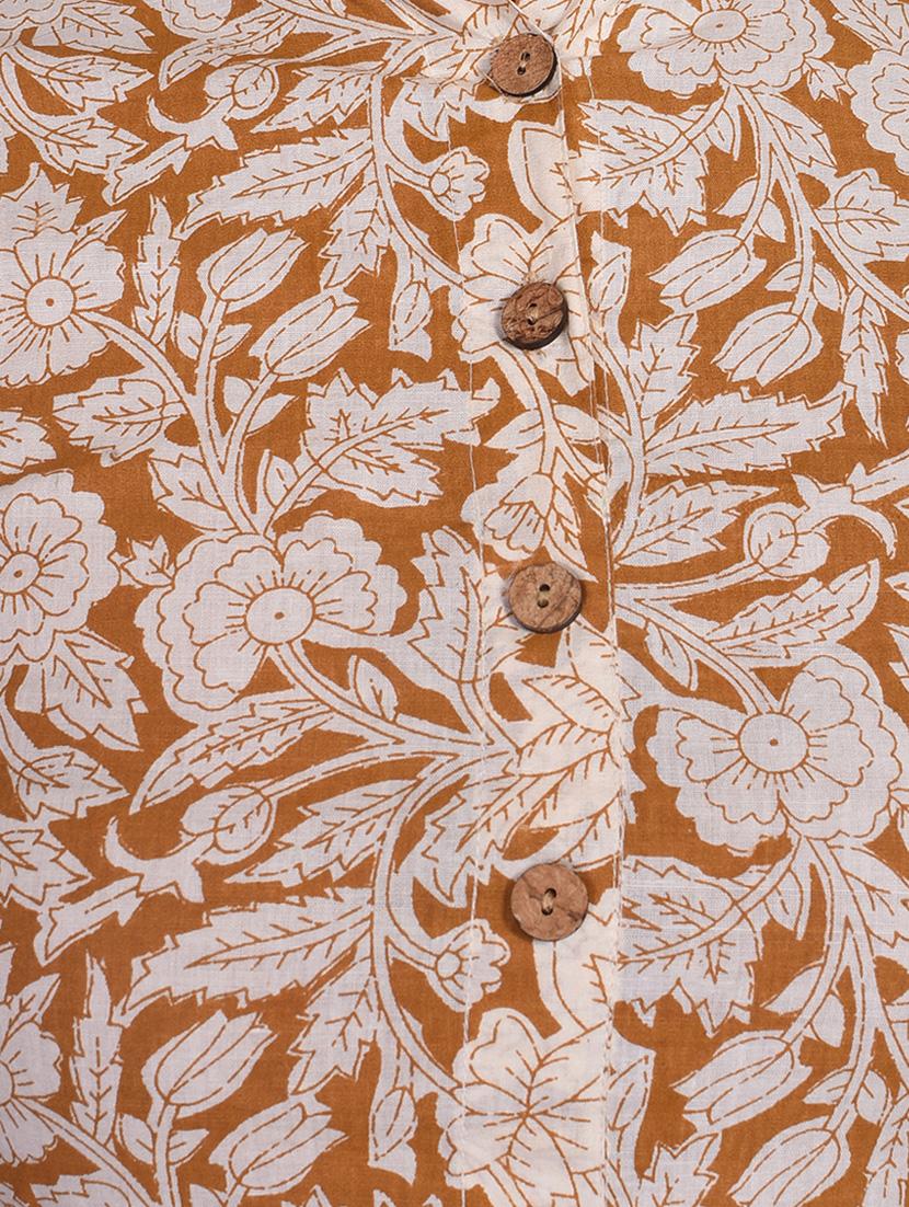 printed flared ethnic dress - 17714960 - Zoom Image - 5