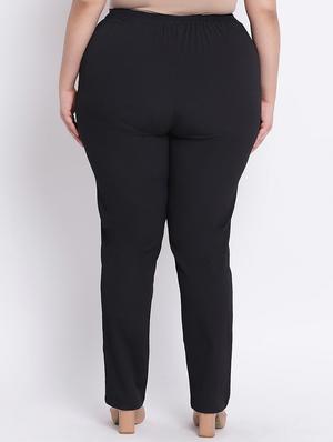 high rise plus trousers - 17715034 - Standard Image - 3