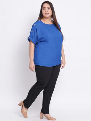 high rise plus trousers - 17715034 - Standard Image - 4