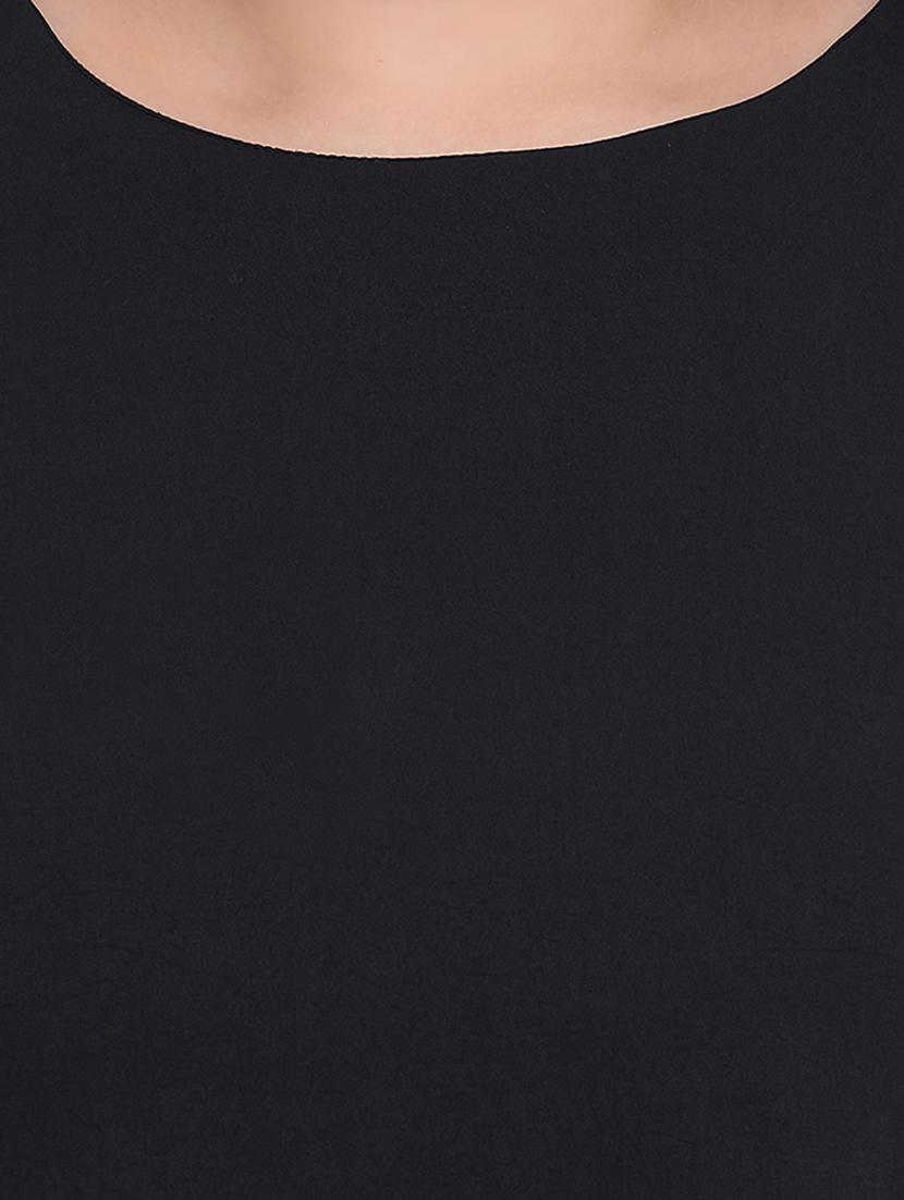 black polyester regular top - 17715055 - Zoom Image - 5