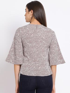 grey polyester regular top - 17715057 - Standard Image - 3