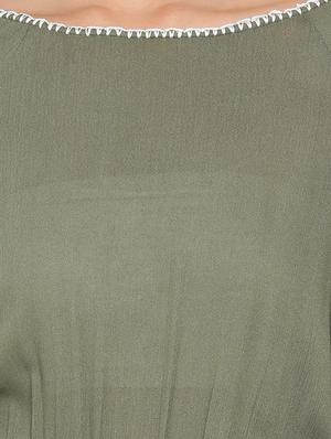 boat neck solid top - 17715114 - Standard Image - 5