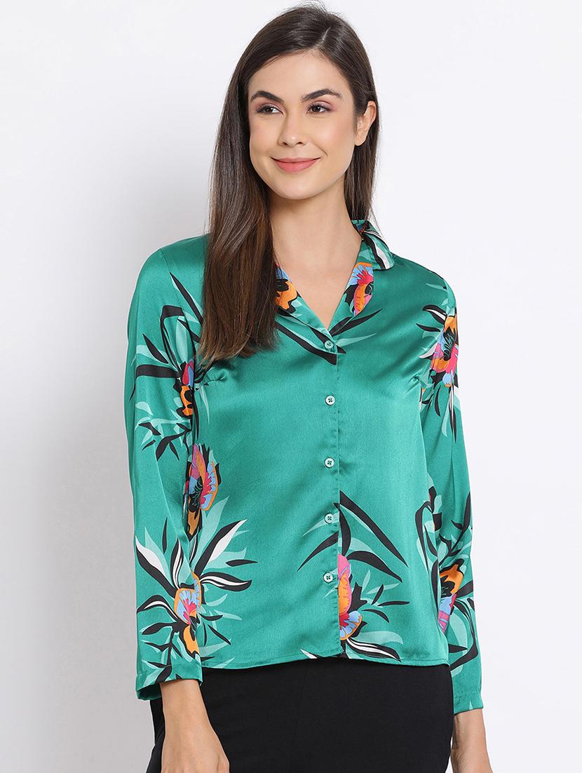 floral print button up shirt - 17715154 - Zoom Image - 1