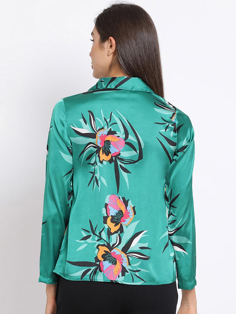 floral print button up shirt - 17715154 - Zoom Image - 3