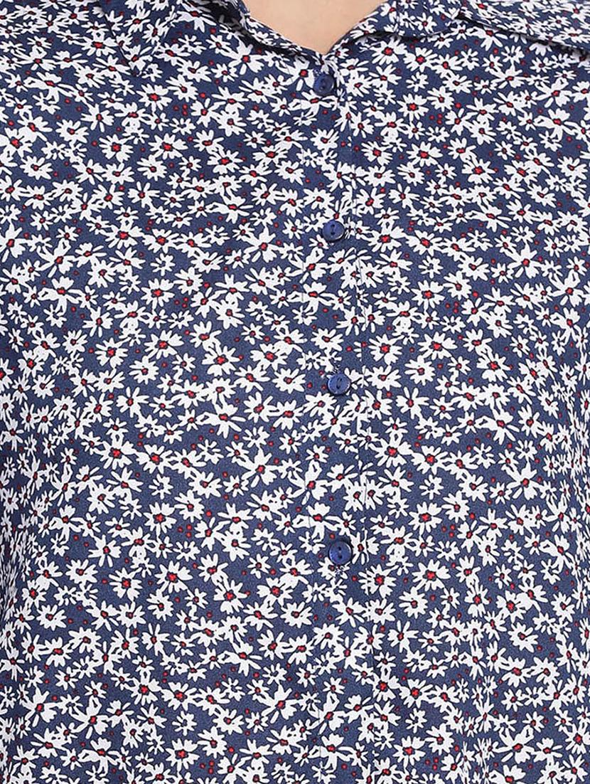 puff sleeved polka dot crop shirt - 17715167 - Zoom Image - 5