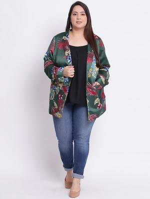long sleeved floral blazer - 17715183 - Standard Image - 4
