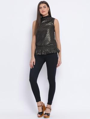 frill detail chevron top - 17715209 - Standard Image - 4
