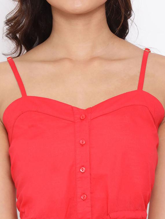 tie front solid top - 17715212 - Zoom Image - 5