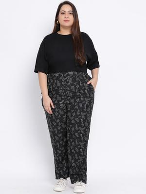 mid rise plus flat front trousers - 17715221 - Standard Image - 4