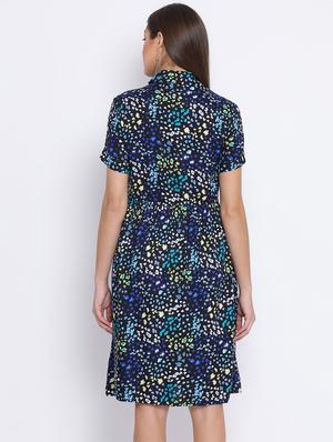 animal print shirt dress - 17715252 - Standard Image - 3