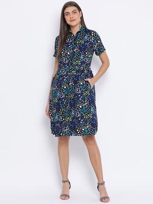 animal print shirt dress - 17715252 - Standard Image - 4