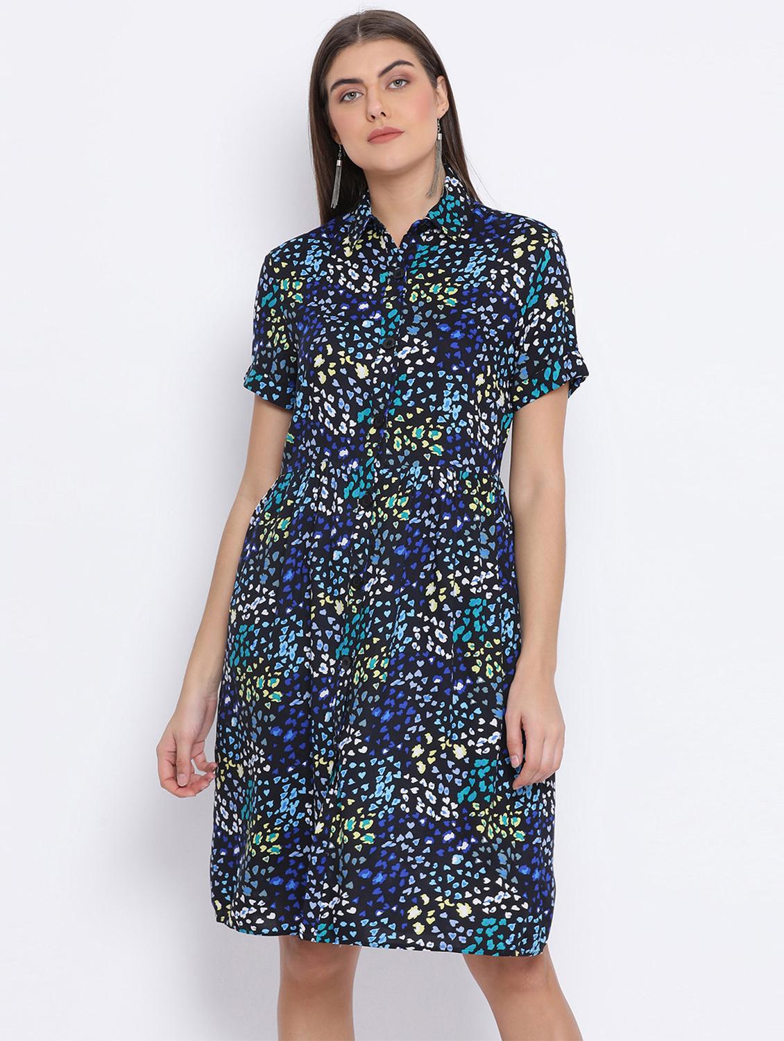 animal print shirt dress - 17715252 - Zoom Image - 1