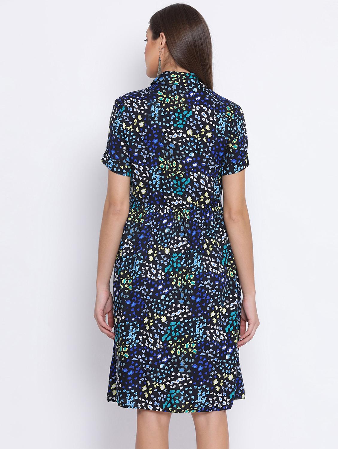 animal print shirt dress - 17715252 - Zoom Image - 3