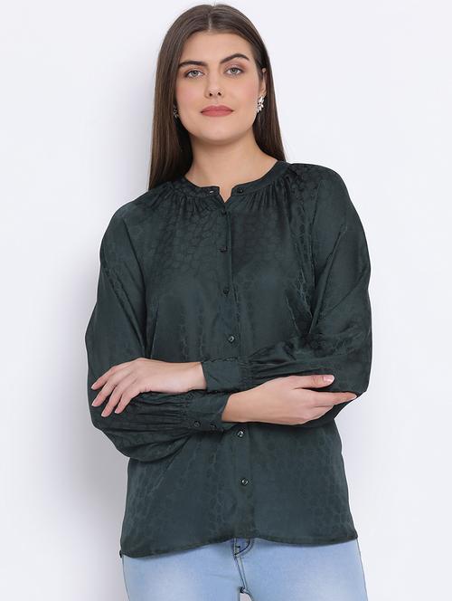 bishop sleeves self design shirt - 17715278 - Standard Image - 1