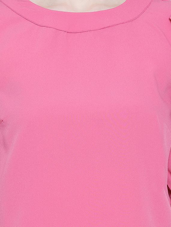 puff sleeves solid top - 17715284 - Zoom Image - 5