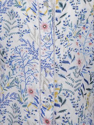 white printed regular top - 17715415 - Standard Image - 3