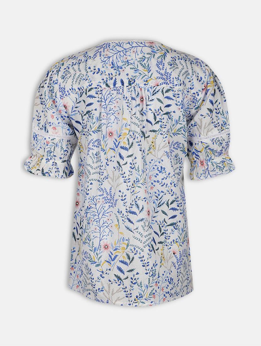 white printed regular top - 17715415 - Zoom Image - 2