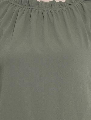 frill detail solid top - 17715461 - Standard Image - 5