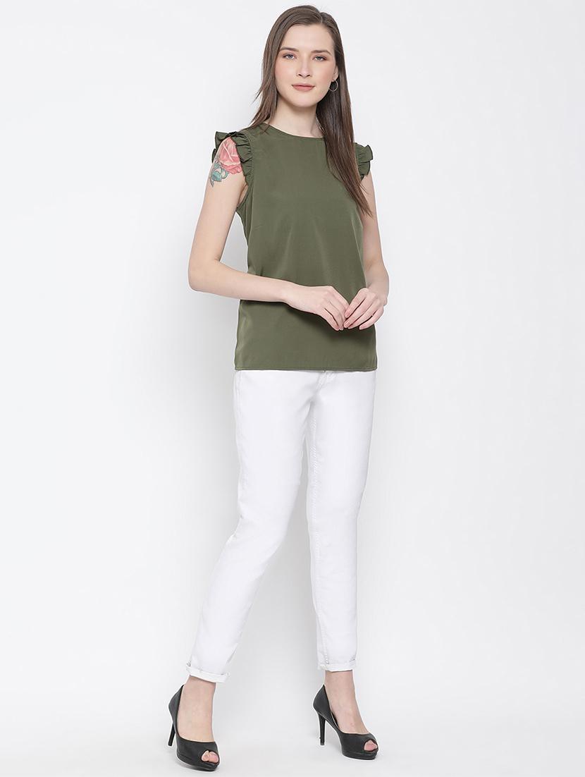 boat neck solid top - 17715576 - Zoom Image - 4