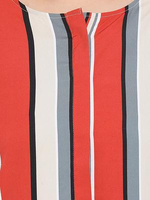 striped plus a-line tunic - 17715589 - Standard Image - 4