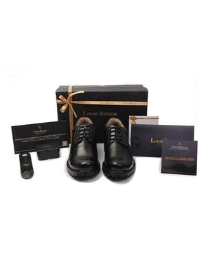 black leather lace up boots - 17715617 - Standard Image - 5